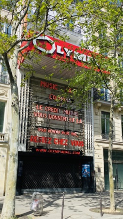 L'Olympia férmé L'Olympia férmé