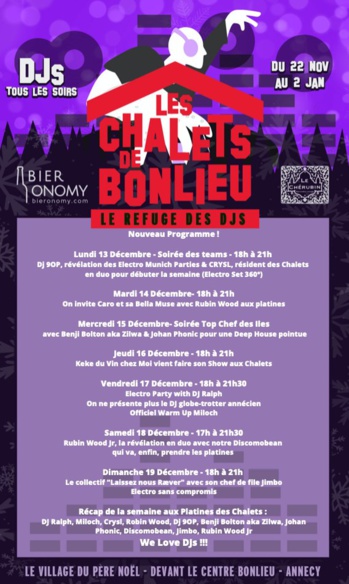 Village du Père Noël de Bonlieu - 27/11/21 au 01/02/2022  Village du Père Noël de Bonlieu - 27/11/21 au 01/02/2022